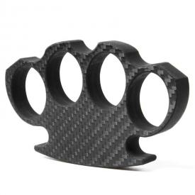 Carbon Fiber Knuckle Duster - Non-Metal Brass Knuckles - Stealth