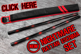{Practice Stick Fighting with the Nightmare Rattan Escrima Set!