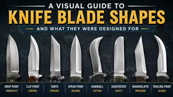 A Visual Guide to Knife Blade Shapes and What They Were Designed For