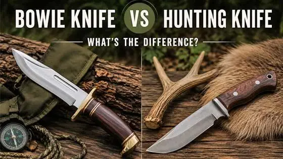 Bowie Knife vs Hunting Knife: What's the Difference?