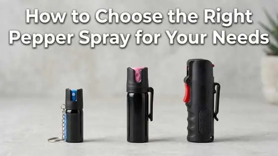 Choosing the Best Pepper Spray for Everyday Carry