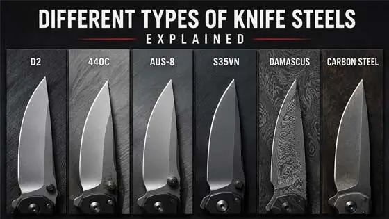 Different Types of Knife Steels Explained