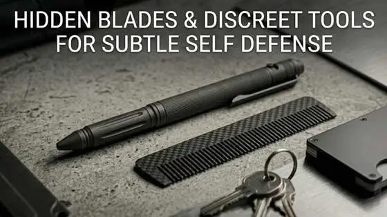 Hidden Blades and Discreet Tools for Subtle Self Defense