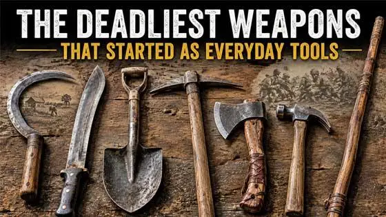 The Deadliest Weapons That Started as Everyday Tools
