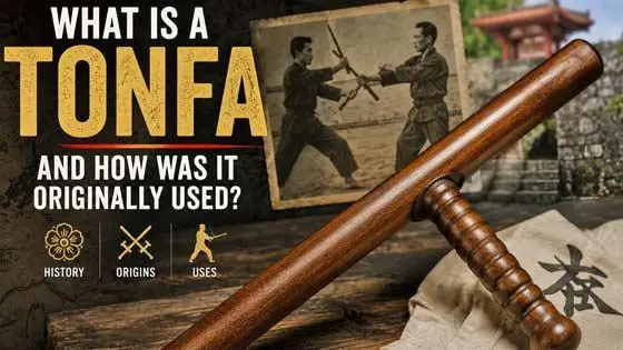 What Is a Tonfa Weapon and How Was It Originally Used?