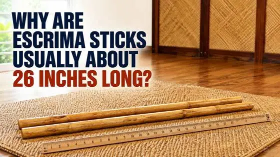 Why Are Escrima Sticks Usually About 26 Inches Long?
