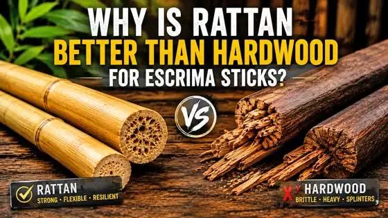 Why Is Rattan Better Than Hardwood for Escrima Sticks?