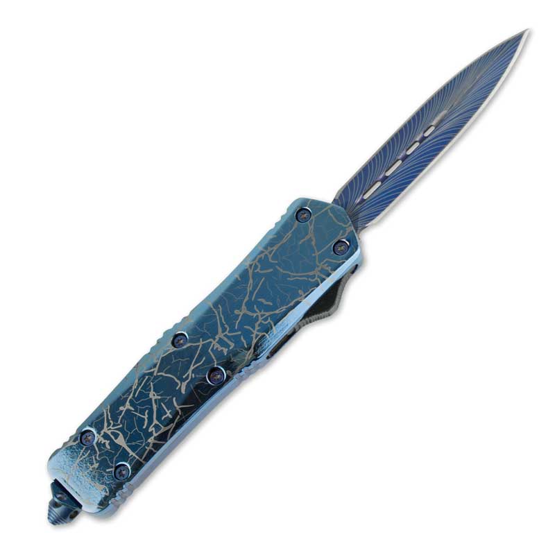 Blue Lightning OTF Knife