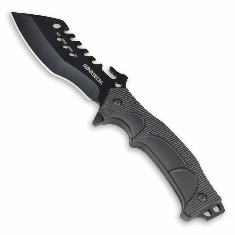 Stealth Cleaver Knife - 8 Inch Black Tactical Cleaver - Rectangle Blade  Fixed Survival Knives