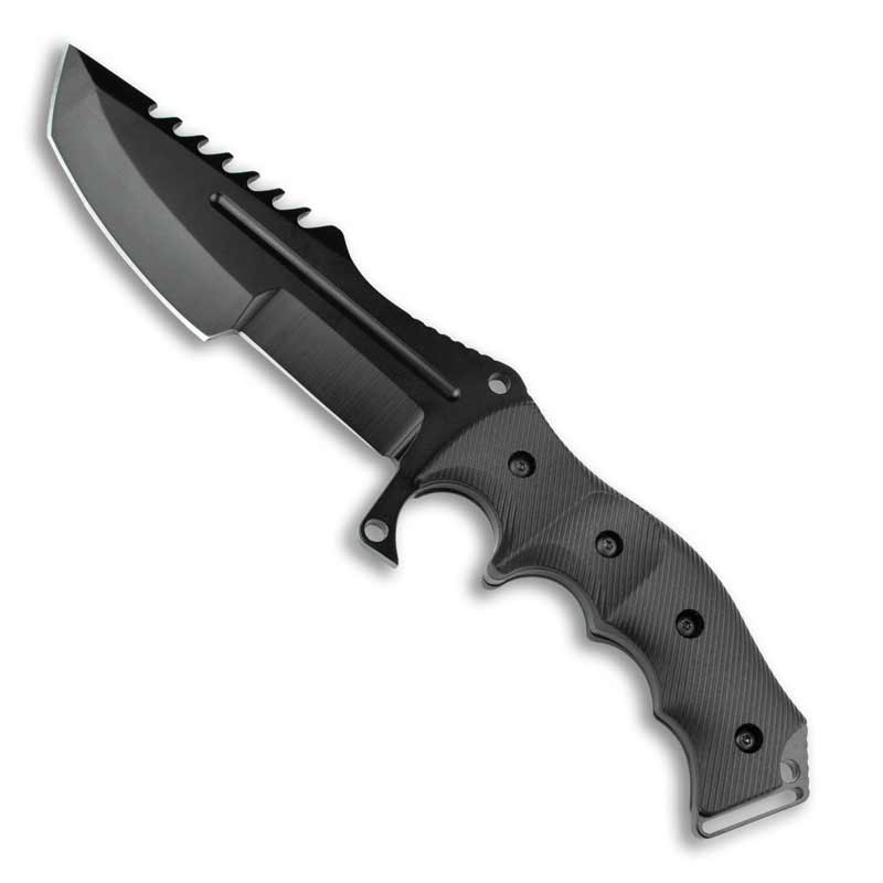 Dark Combat Tracker Knife