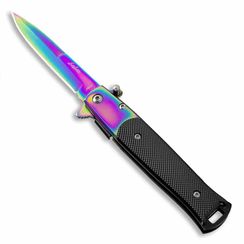 Dark Rainbow Mini Stiletto