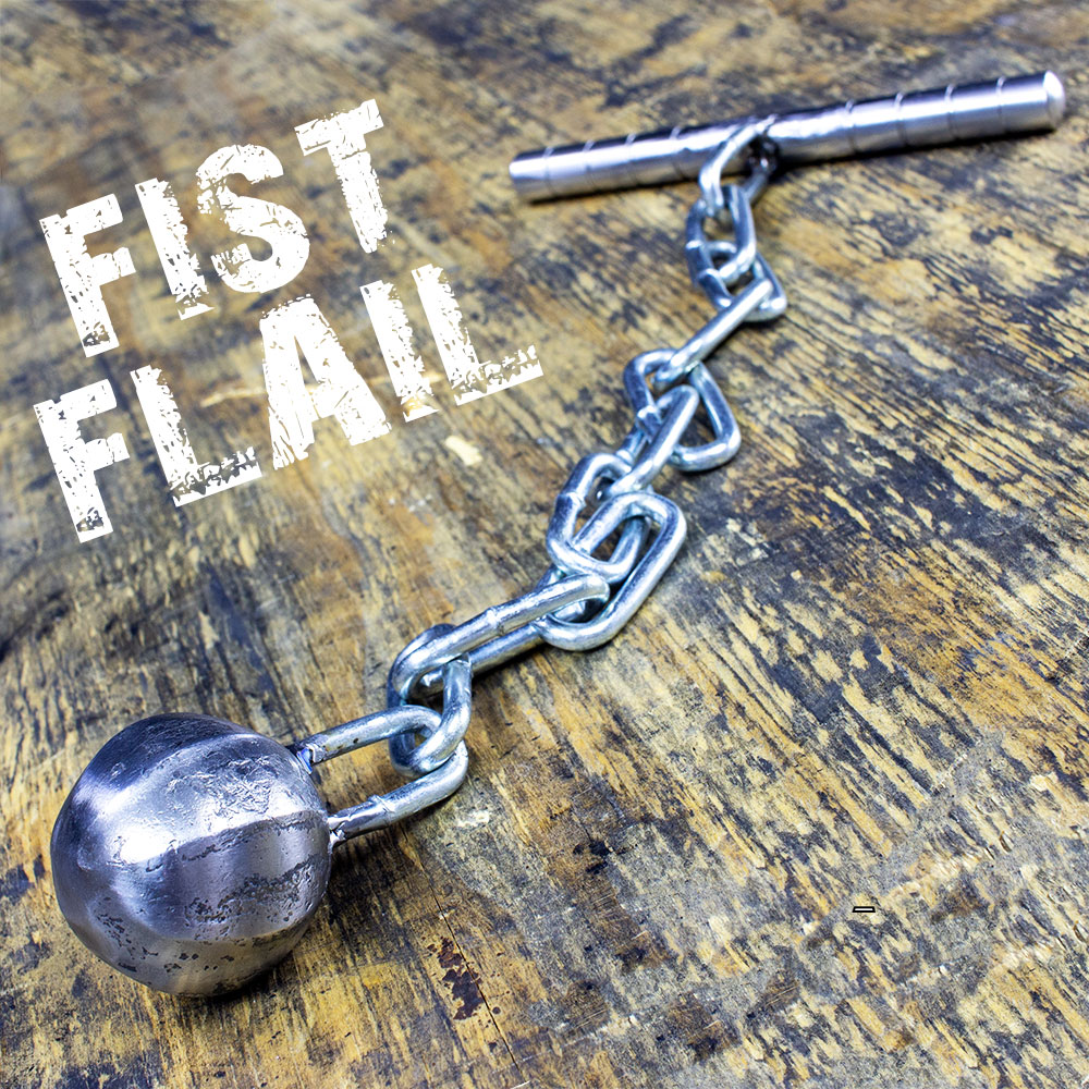 Fist Flail Chain Mace Weapon Medieval Morning Star