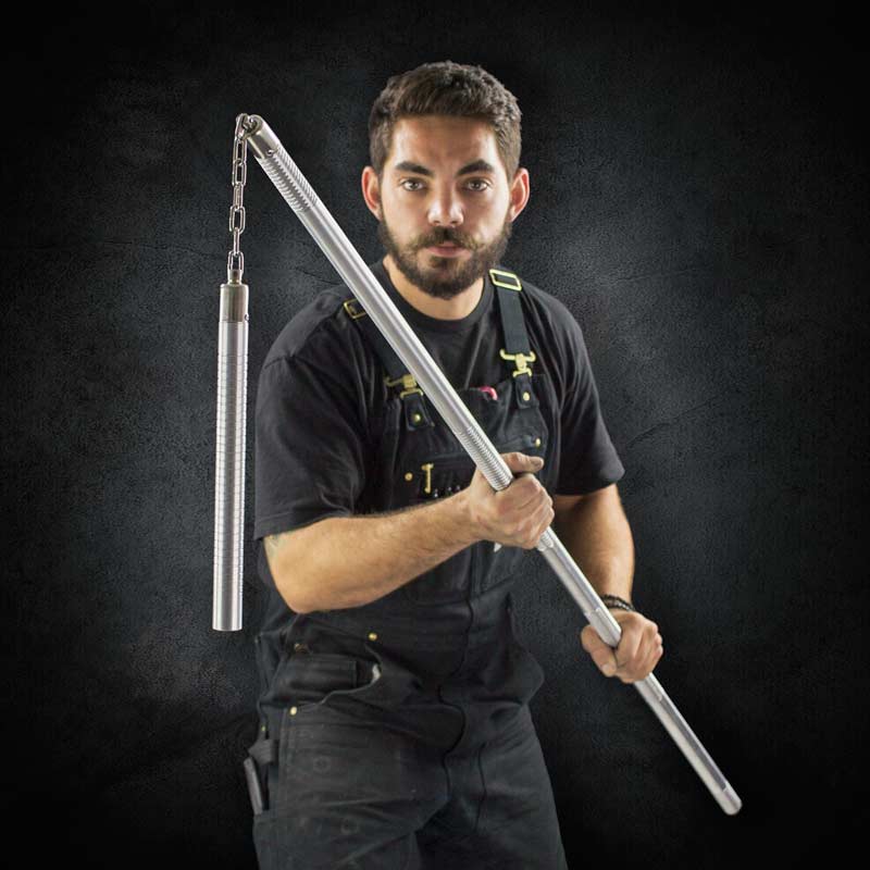 Machined Aluminum 2Section Staff Metal Flail Made in the USA