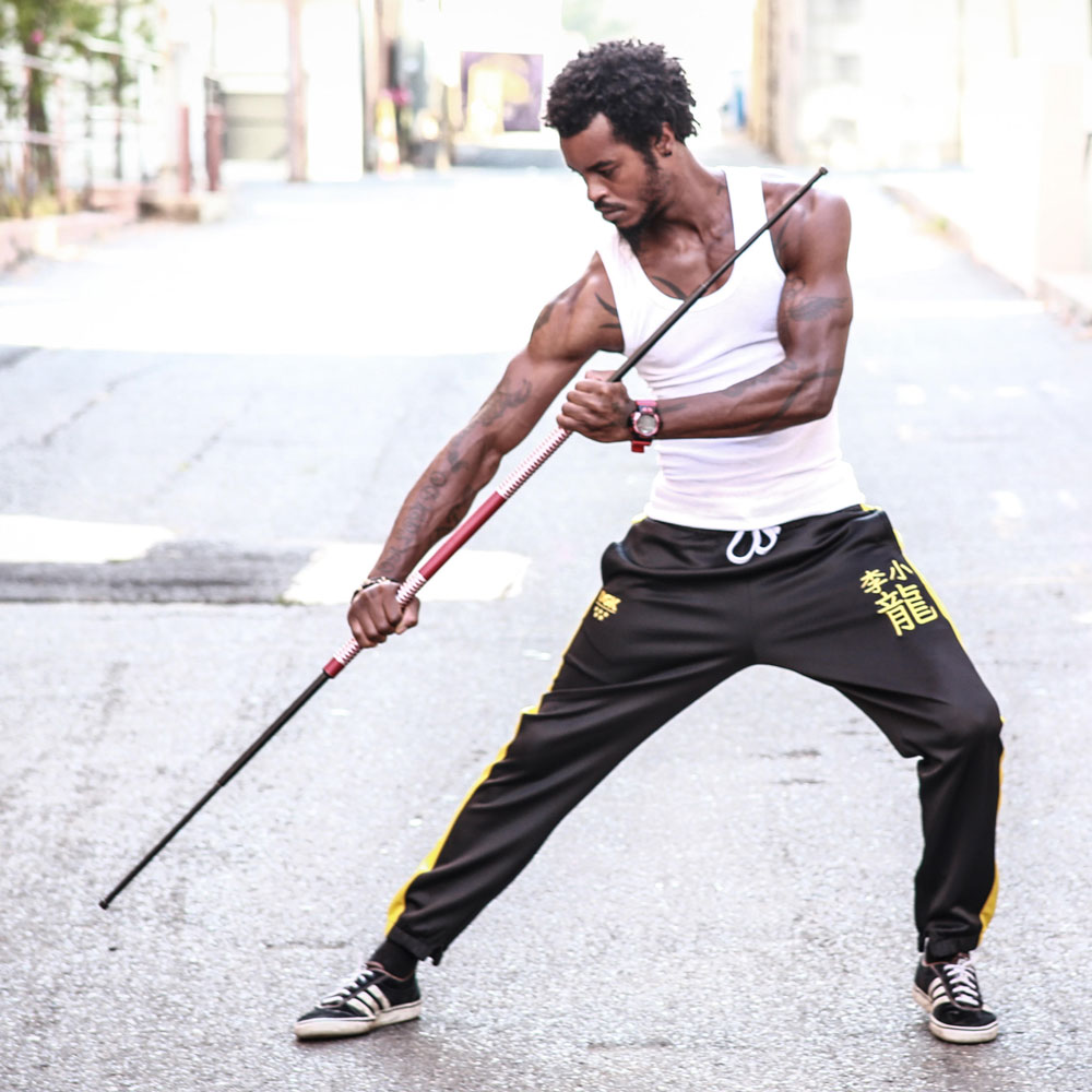 Metallic Expandable Bo Staff With Grip Diamond Grip Collapsible Staff Metallic Expandable Bo Staff With Grip Diamond Grip Collapsible Staff