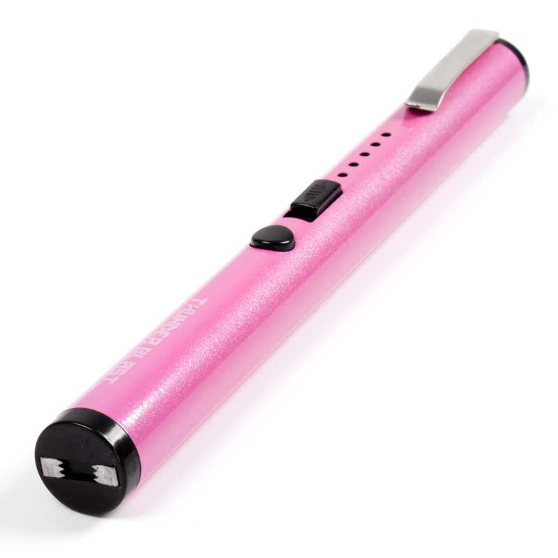 Pink Stun Gun Pen - Disguised Pen Shock Weapon - Pink Pocket