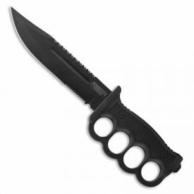 Dark Tactical Trench Knife