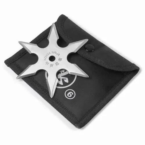 6-Point Silver Ninja Star