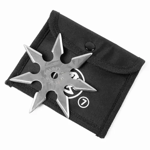 7-Point Silver Ninja Star