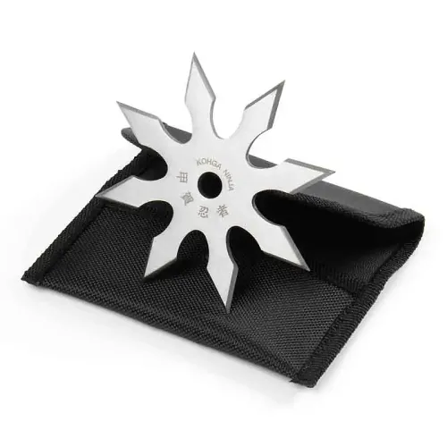 8-Point Silver Ninja Star