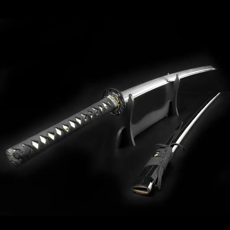 Black Bamboo Hand-Forged Katana