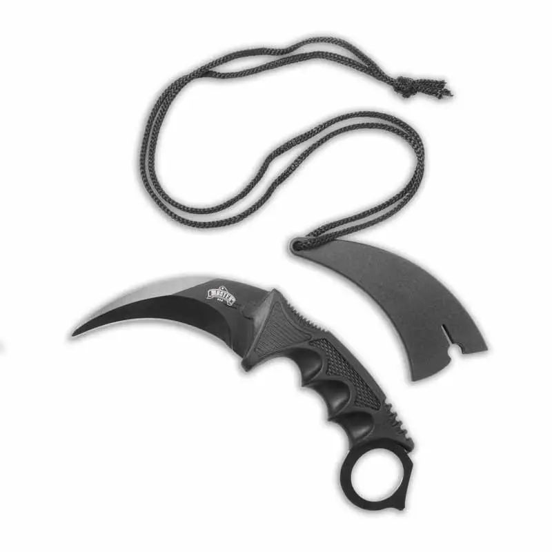 Black Karambit Neck Knife