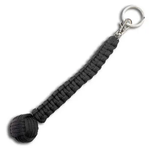 Black Monkey Fist Keychain