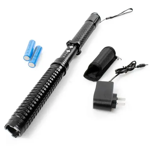 Black Tactical Stun Baton