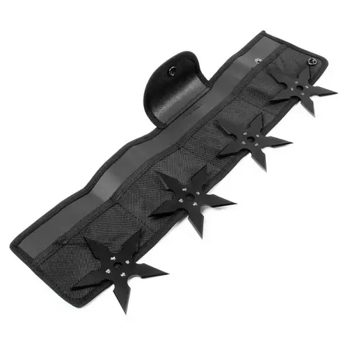 Black Throwing Star Set