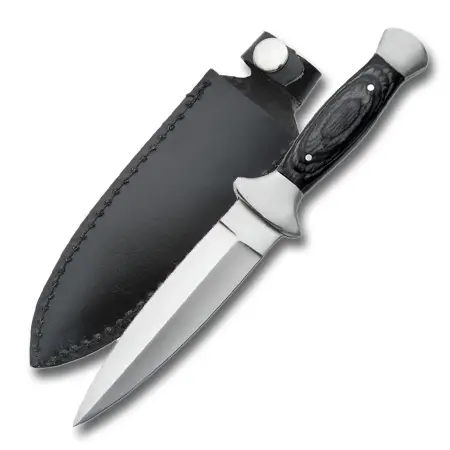 Black Wood Boot Knife