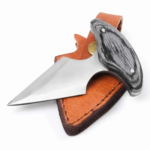 Black Wood Push Dagger