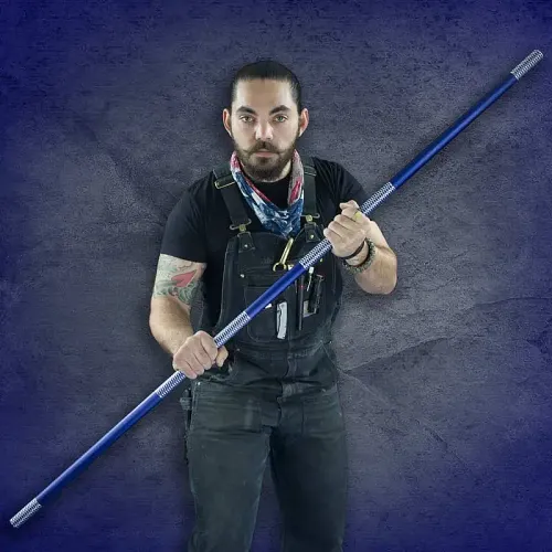 Blue Competition Aluminum Bo Staff