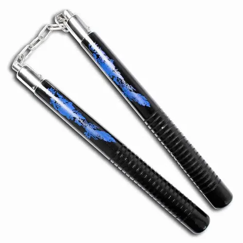 Blue Dragon Nunchaku