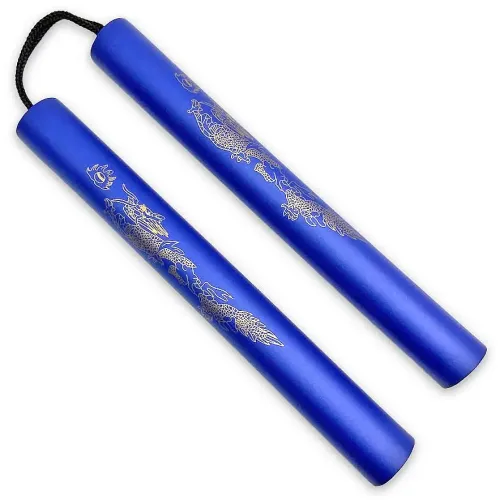 Blue Foam Cord Nunchaku