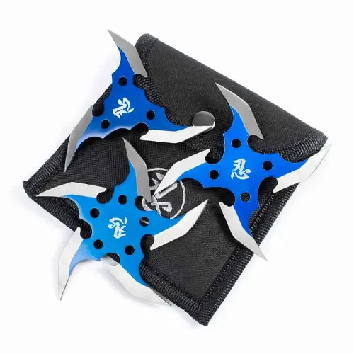 Blue Razor Ninja Stars