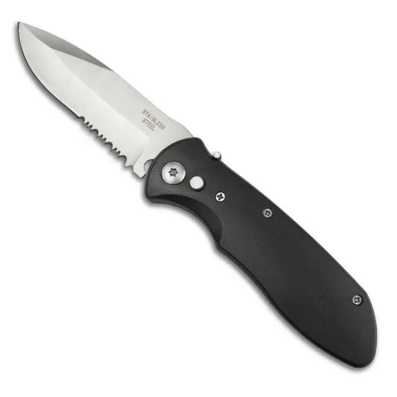 Combat Drop Point Switchblade