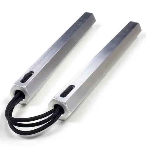 Corded Aluminum Hexagon Nunchaku