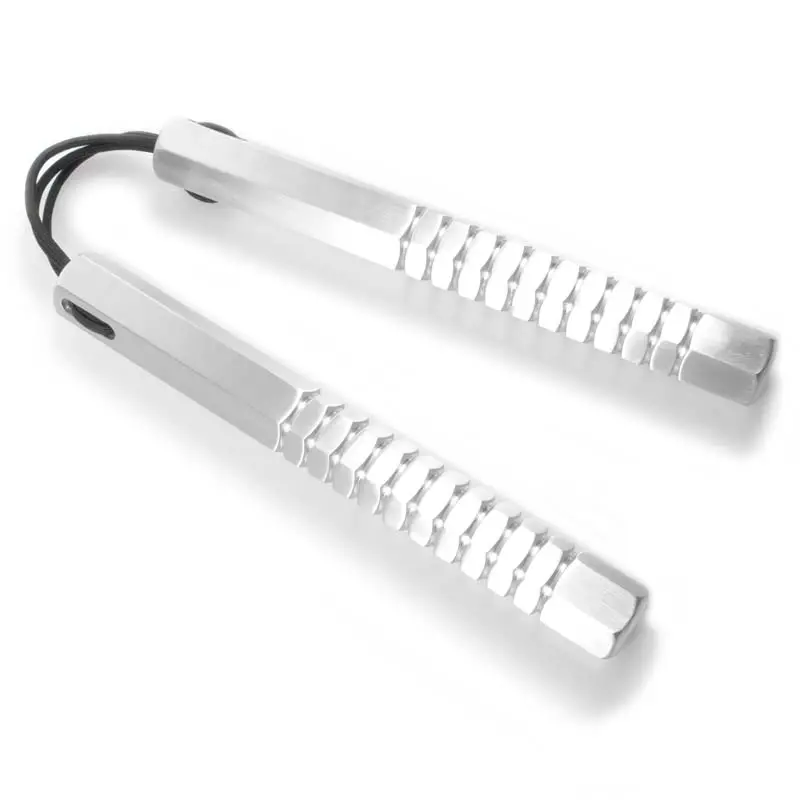 Corded Hexagon Nunchaku with Grip