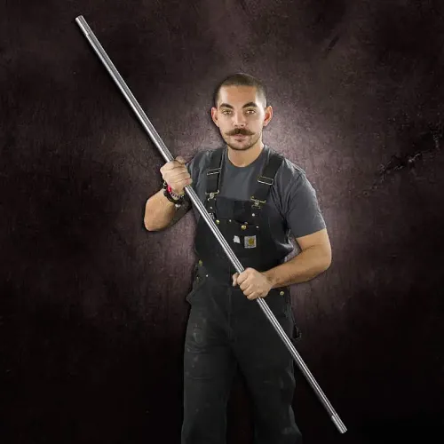 Diamond Grip Steel Bo Staff