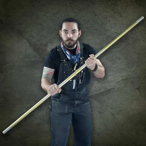 Gold Competition Aluminum Bo Staff