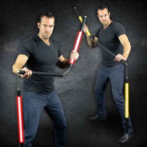 LED 3-Section Staff