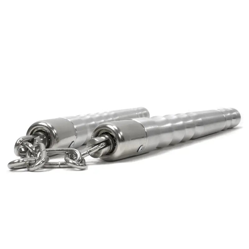 Ribbed Grip Aluminum Nunchaku