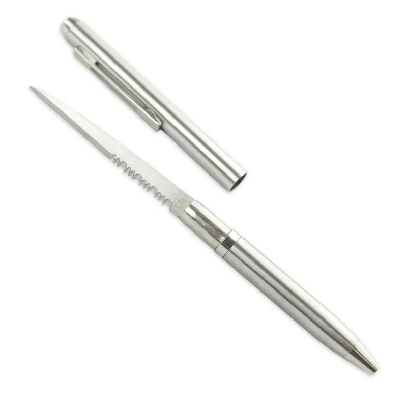 Silver Hidden Pen Knife