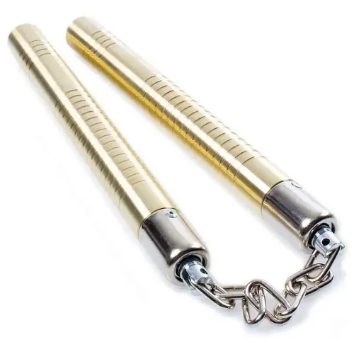 Solid Brass Nunchaku