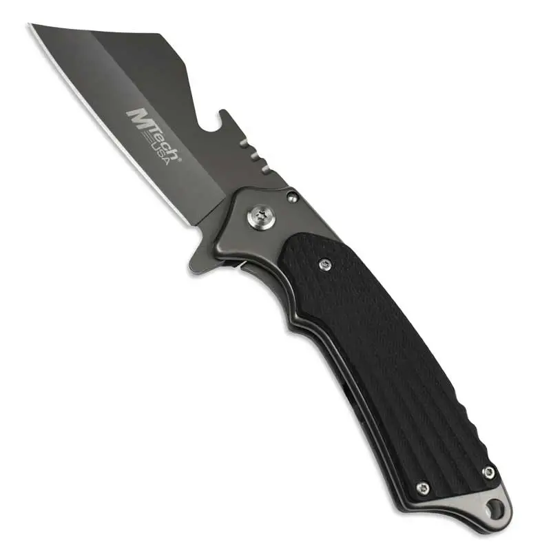 Spring-Assisted Cleaver Knife