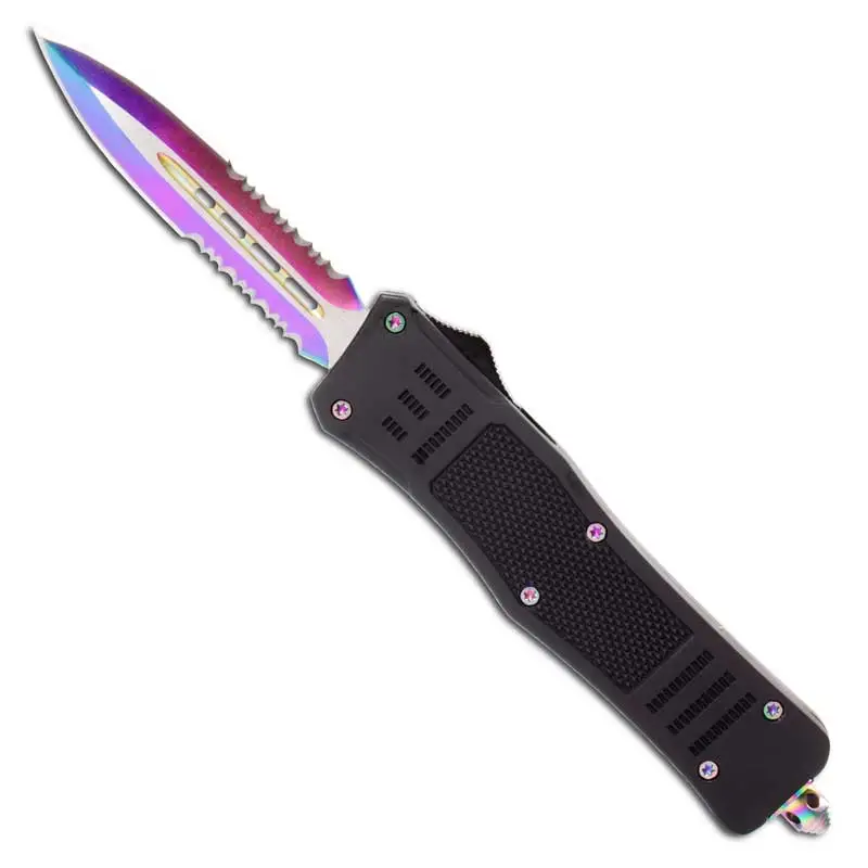 Titanium Finish OTF Knife