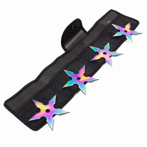 Titanium Finish Throwing Stars