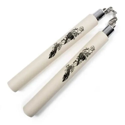 White Foam Chain Nunchaku