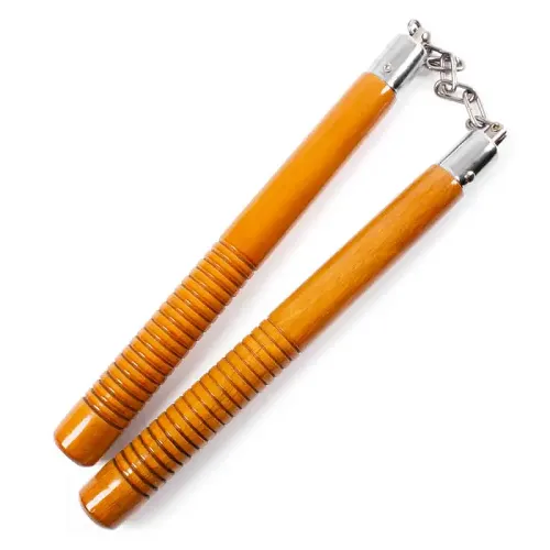 Wooden Nunchaku with Grip