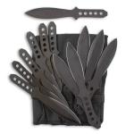 Black Broadhead Throwing Knives