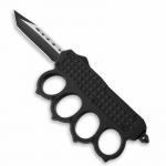 Black OTF Knuckle Knife